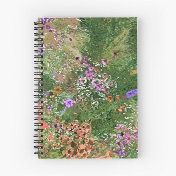 Item preview, Verdant Echoes – Impressionist Wildflower Garden Art Print designed and sold by 83oranges.com.