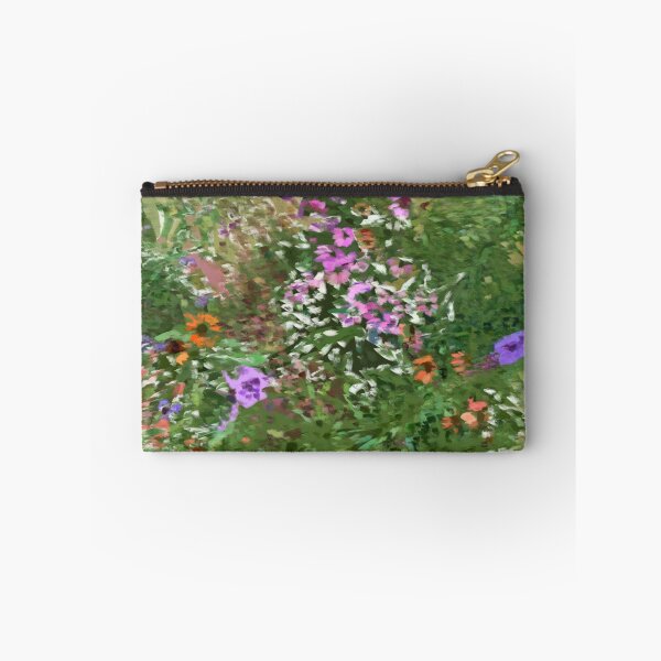 Item preview, Verdant Echoes – Impressionist Wildflower Garden Art Print designed and sold by 83oranges.com.