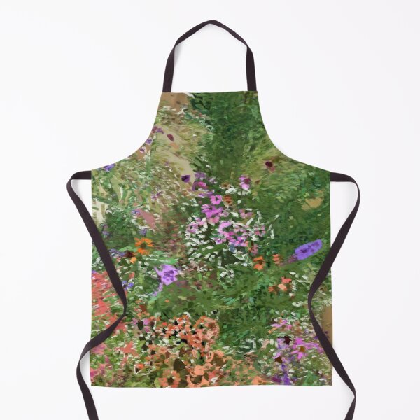 Item preview, Verdant Echoes – Impressionist Wildflower Garden Art Print designed and sold by 83oranges.com.