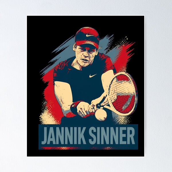 Item preview, Jannik Sinner Tennis Player designed and sold by DirilisIshak.