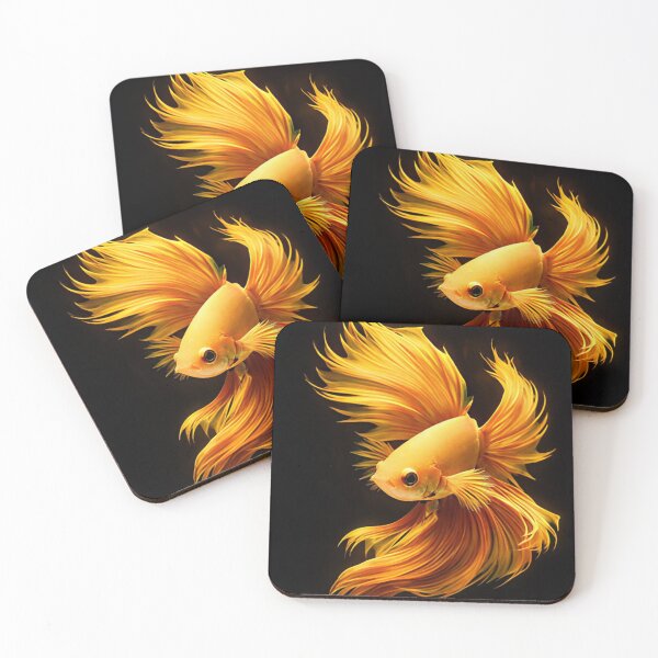 Item preview, Golden Betta designed and sold by Einkstudio.