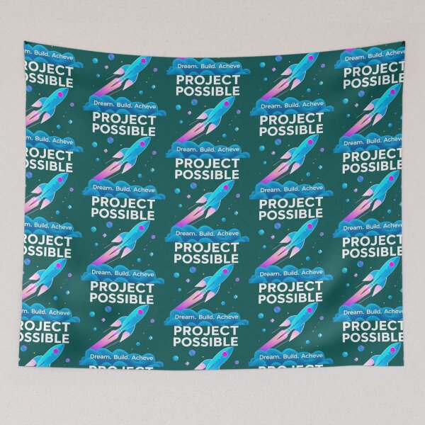 Item preview, Project Possible Rocket Space Design – Dream Build Achieve designed and sold by MystiColo.