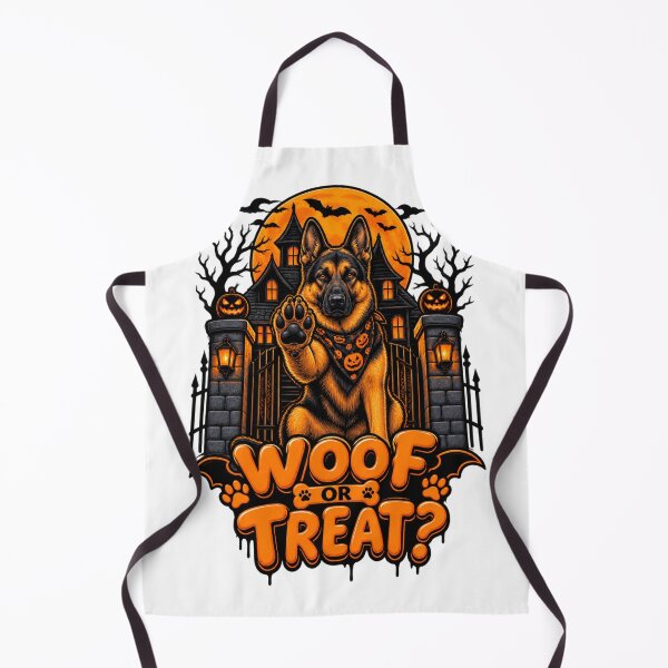 Item preview, Woof Or Treat German Shepherd Halloween Funny GSD Trick Or Treat Shirt designed and sold by KnrNazimTHRE4DS.