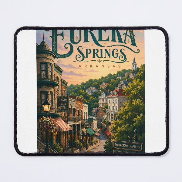 Item preview, Eureka Springs Arkansas Historic Downtown and Ozark Mountains designed and sold by StampMyPassport.