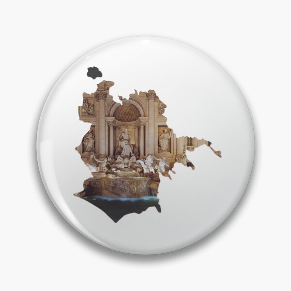 Item preview, Rome Map Trevi Fountain Baroque Architecture Silhouette V4 designed and sold by Maroan93.