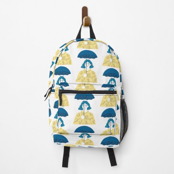 Item preview, Pessimist Girl Holding An Umbrella designed and sold by RicoTurcotte.