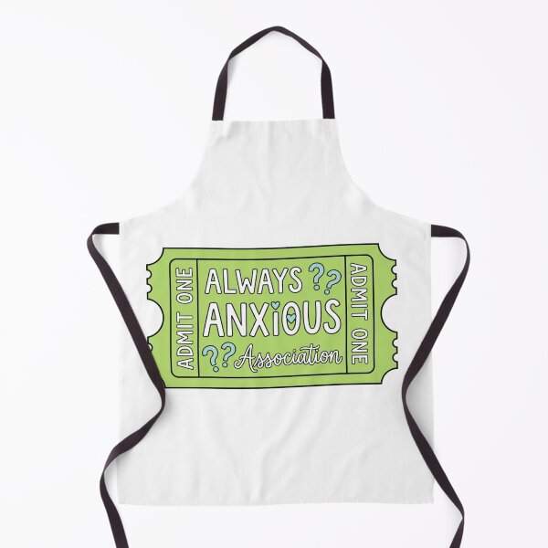 Item preview, Always Anxious Association Funny Ticket Stub Anxiety Quote designed and sold by raedattia.