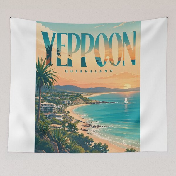 Item preview, Yeppoon Queensland Capricorn Coast at Sunset designed and sold by StampMyPassport.