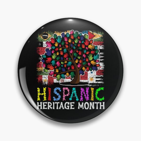 Item preview, Hispanic Heritage Month Colorful Hand Tree National Identity designed and sold by GLIDL.