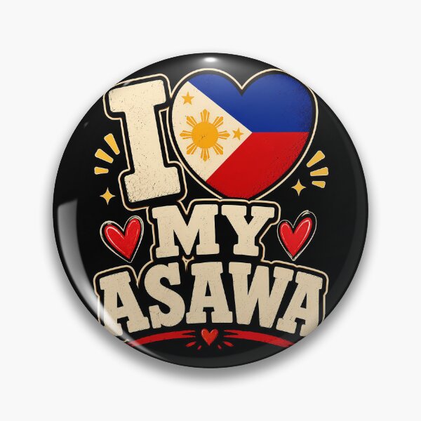 Item preview, I love my asawa with Philippine flag design designed and sold by rafaeltto.
