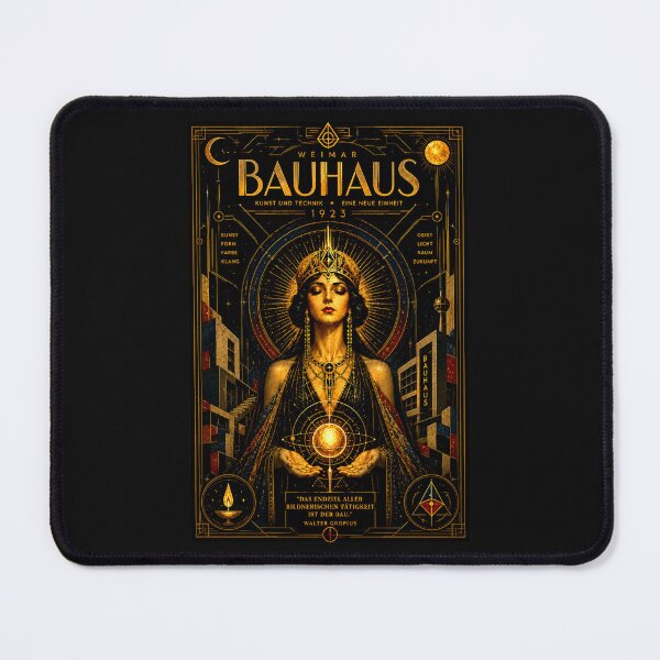 Item preview, Weimar Bauhaus 1923 — The Golden Architect designed and sold by Sanctum Icons.