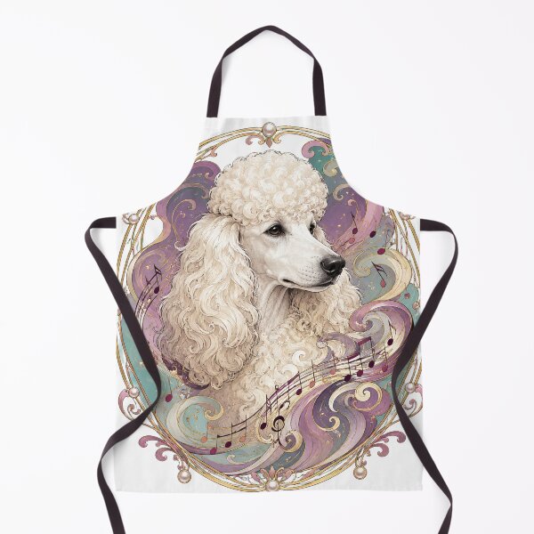 Item preview, Elegant Musical Poodle in Pastel Art Nouveau designed and sold by Kolibra.
