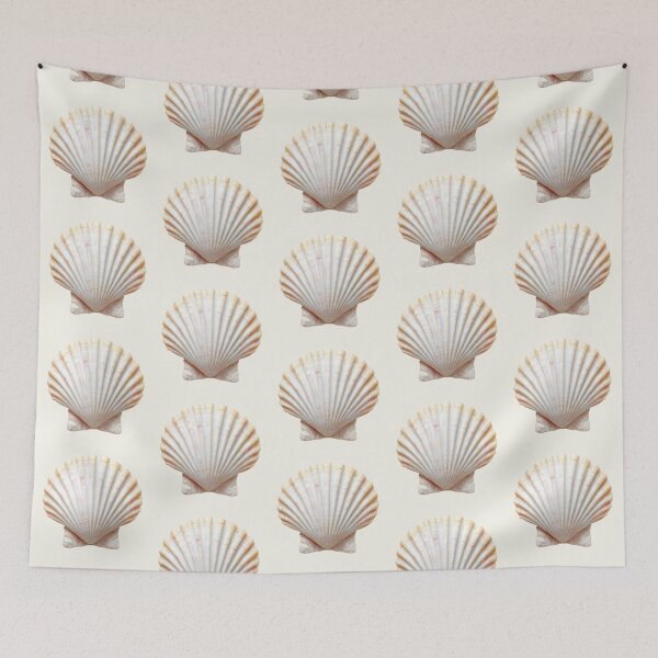Item preview, Natural Scallop Shell Coastal Photo designed and sold by jianina-alondra.