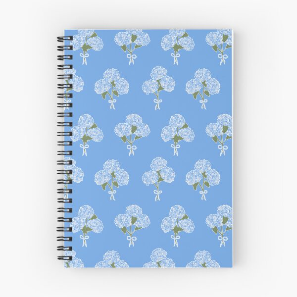 Item preview, Hydrangea Bunches - Bloom and Bow - dark blue designed and sold by Stephanie Fiona Design.