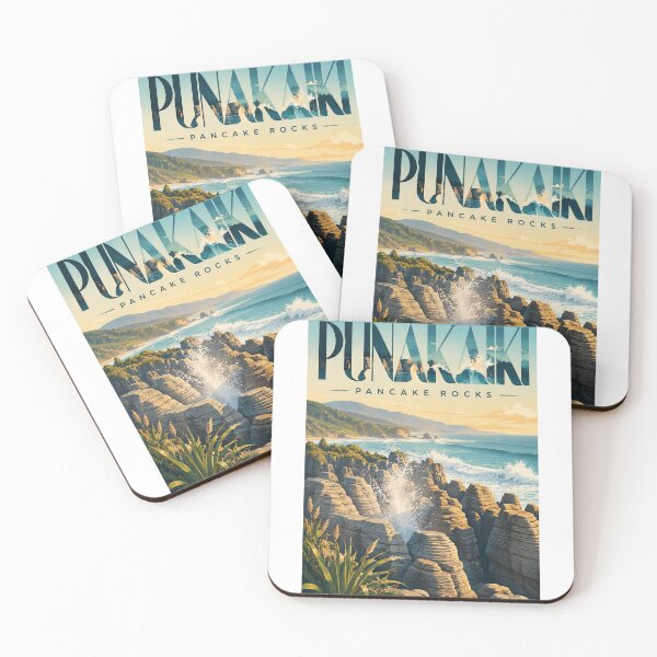 Item preview, Punakaiki Pancake Rocks New Zealand West Coast Seascape designed and sold by StampMyPassport.