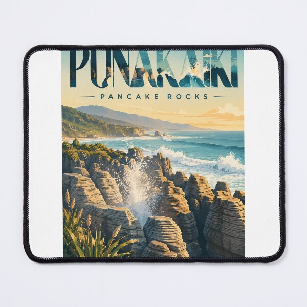 Item preview, Punakaiki Pancake Rocks New Zealand West Coast Seascape designed and sold by StampMyPassport.