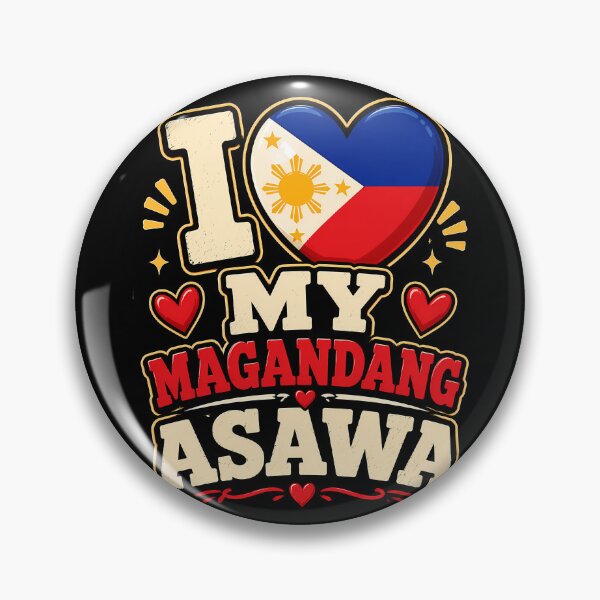 Item preview, I love my maganda asawa design with Philippine flag designed and sold by rafaeltto.