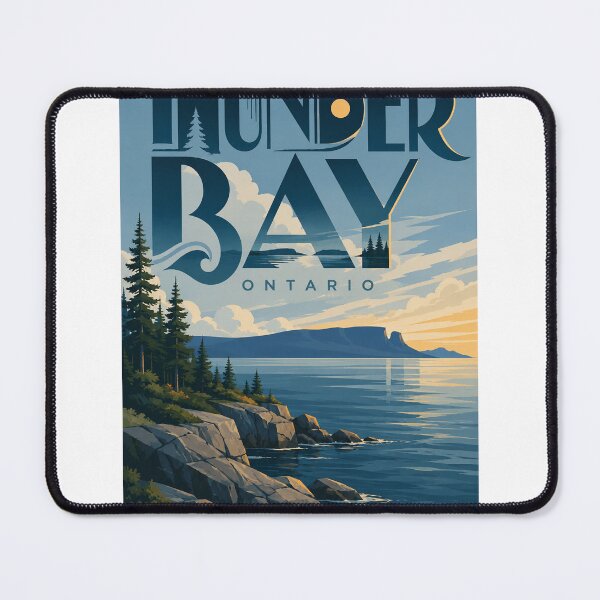Item preview, Thunder Bay Ontario Lake Superior Rocky Shoreline designed and sold by StampMyPassport.