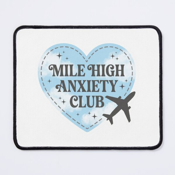 Item preview, Mile High Anxiety Club Funny Fear of Flying Airplane Quote designed and sold by raedattia.