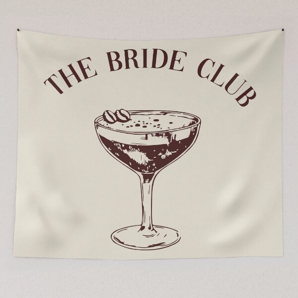 Item preview, The Bride Club Vintage Espresso Martini Bachelorette Party designed and sold by BrownHorse90s.