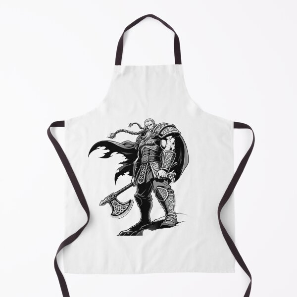 Item preview, Viking Warrior with Battle Axe - Norse Nordic Art designed and sold by VelnoraDigital.