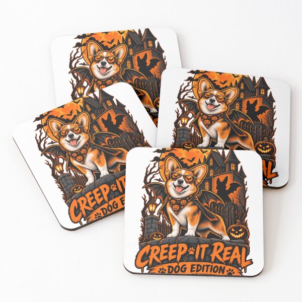 Item preview, Creep It Real Dog Edition Corgi Halloween Funny Corgi Bat Wings Shirt designed and sold by KnrNazimTHRE4DS.
