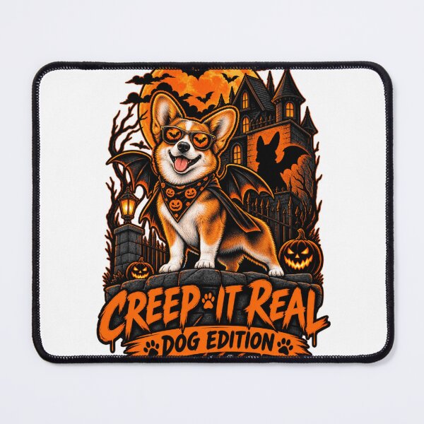 Item preview, Creep It Real Dog Edition Corgi Halloween Funny Corgi Bat Wings Shirt designed and sold by KnrNazimTHRE4DS.