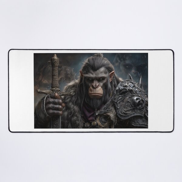 Item preview, Powerful Warrior With Sword and Armor Portrait designed and sold by Artessie.