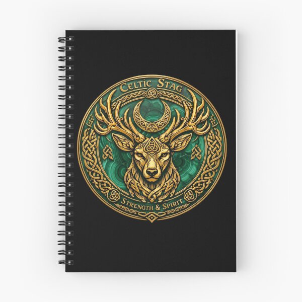Item preview, Golden Celtic Stag • Strength, Renewal & Spirit designed and sold by Warrior’s Path.