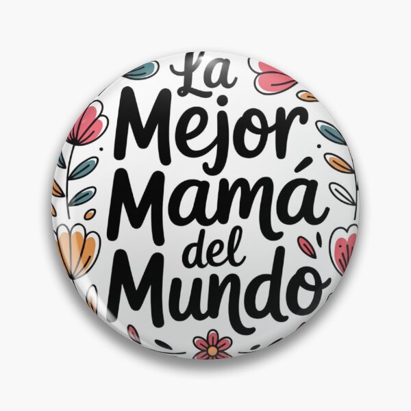 Item preview, La Mejor Mama Del Mundo Spanish Floral Typography T-Shirt Design designed and sold by johnExpress02.