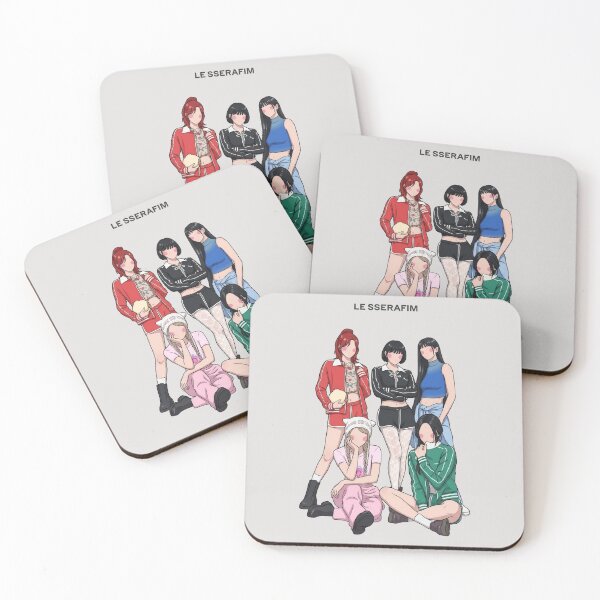 Item preview, LE SSERAFIM KPOP ART designed and sold by cepluk.