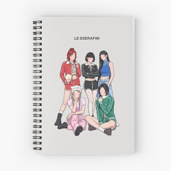 Item preview, LE SSERAFIM KPOP ART designed and sold by cepluk.