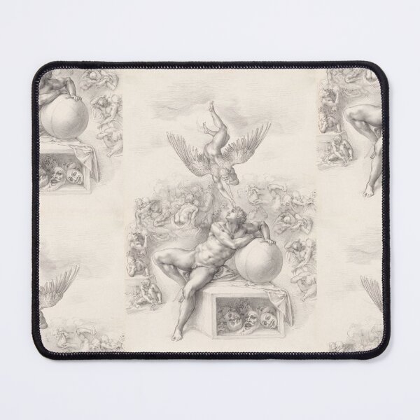 Item preview, Winged Dream Allegory of the Reclining Nude designed and sold by artofuniverse.