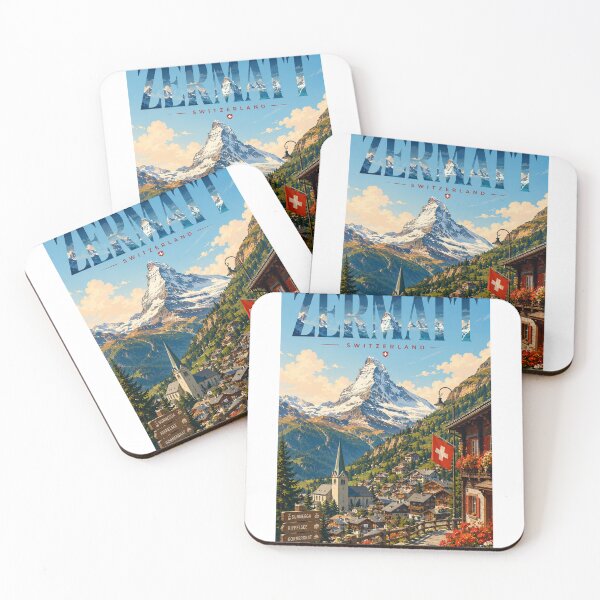 Item preview, Zermatt Switzerland Matterhorn and Valais Alpine Village designed and sold by StampMyPassport.