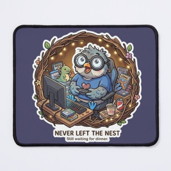 Item preview, Adult Body, Childhood Bedroom – Funny Nerd Gamer Design designed and sold by YunsCozyCorner.