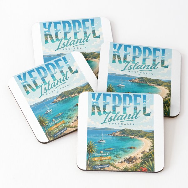 Item preview, Great Keppel Island Queensland Capricorn Coast Tropical Bay designed and sold by StampMyPassport.