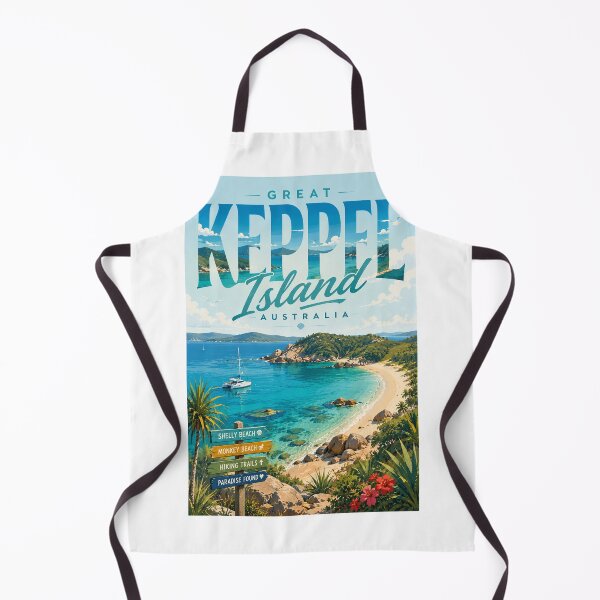Item preview, Great Keppel Island Queensland Capricorn Coast Tropical Bay designed and sold by StampMyPassport.