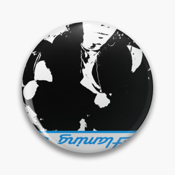 Item preview, Blue Typography With Black Silhouette designed and sold by BrainCashPop.
