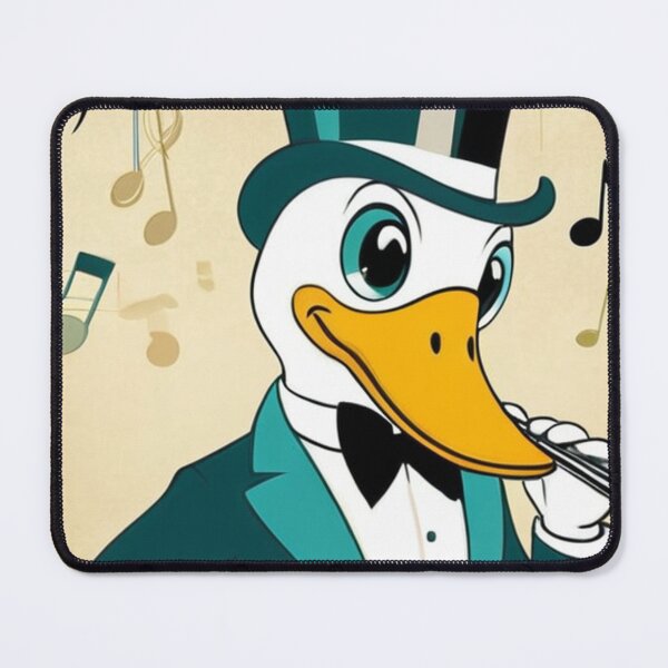 Item preview, Illustration - Stylized Duck Character, Evocation of Classic Cartoon designed and sold by World-Pets.