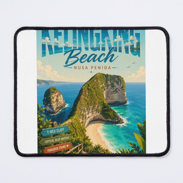 Item preview, Kelingking Beach Nusa Penida Bali T Rex Cliff Coastline designed and sold by StampMyPassport.
