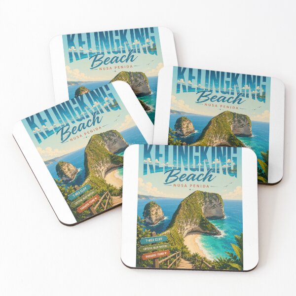 Item preview, Kelingking Beach Nusa Penida Bali T Rex Cliff Coastline designed and sold by StampMyPassport.