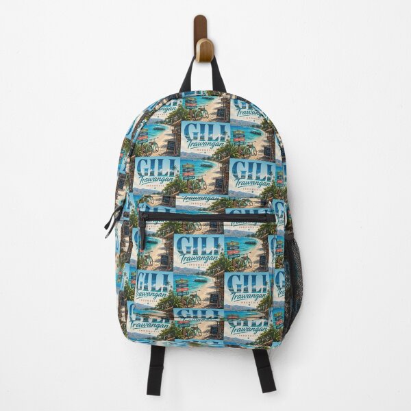 Item preview, Gili Trawangan Indonesia Tropical Shoreline and Lombok Waters designed and sold by StampMyPassport.