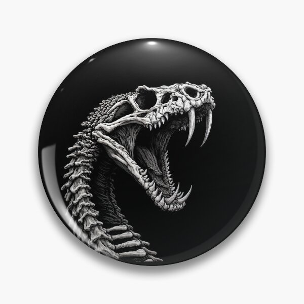 Item preview, Skeleton of a snake's head with an open mouth designed and sold by Mike Kiev art.