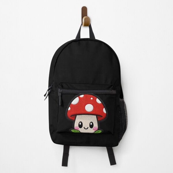 Item preview, Kawaii Red Mushroom Embroidery Patch Illustration designed and sold by ColorSplash123.