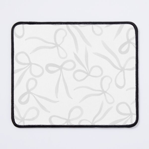 Item preview, tossed bows - Bloom and Bow - grey white designed and sold by Stephanie Fiona Design.