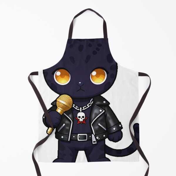 Item preview, Gothic Jaguar Rockstar with Gold Microphone designed and sold by IllumeInk.