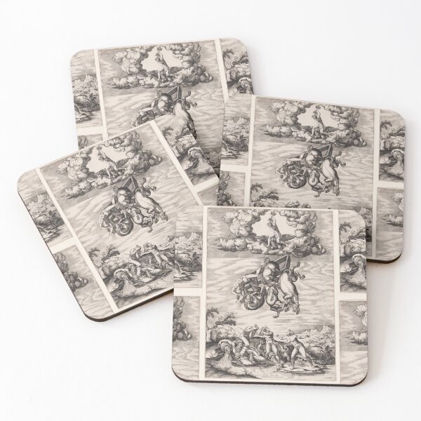 Item preview, Fall of Phaeton Mythological Engraving designed and sold by artofuniverse.