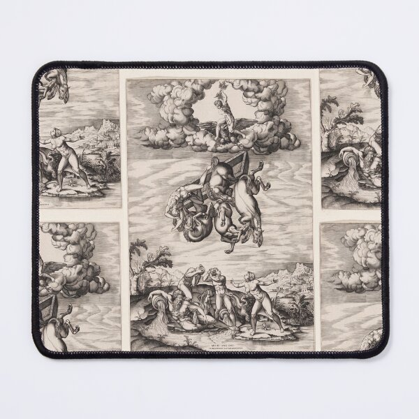 Item preview, Fall of Phaeton Mythological Engraving designed and sold by artofuniverse.