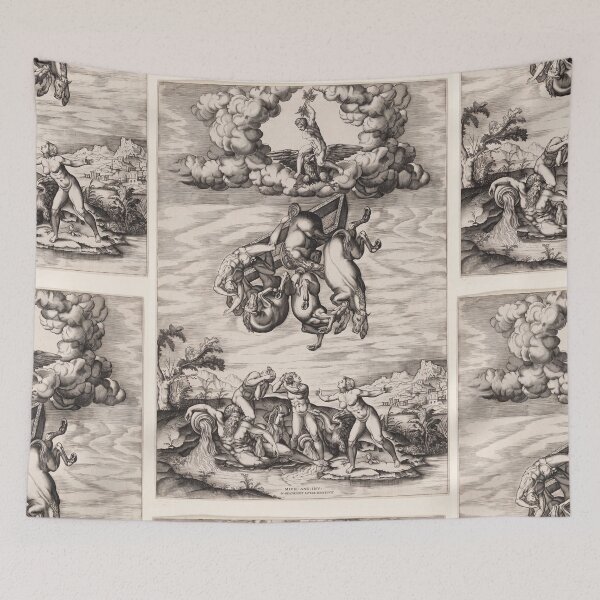 Item preview, Fall of Phaeton Mythological Engraving designed and sold by artofuniverse.