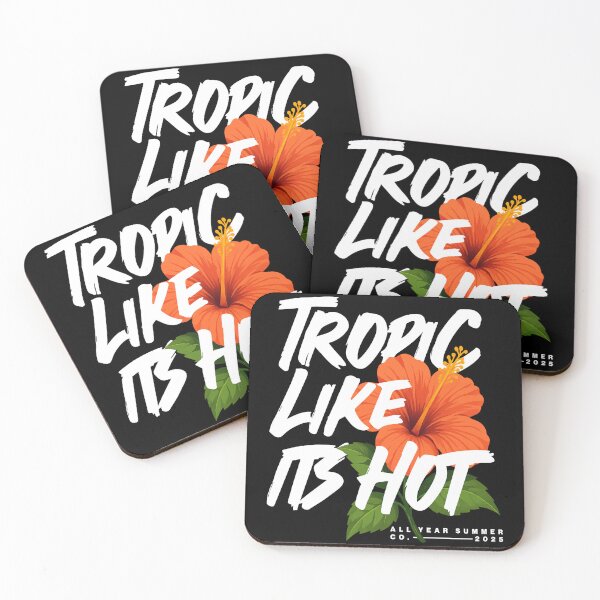 Item preview, Tropic Like Its Hot - Vibrant Hibiscus Summer Aesthetic designed and sold by All Year Summer Co..
